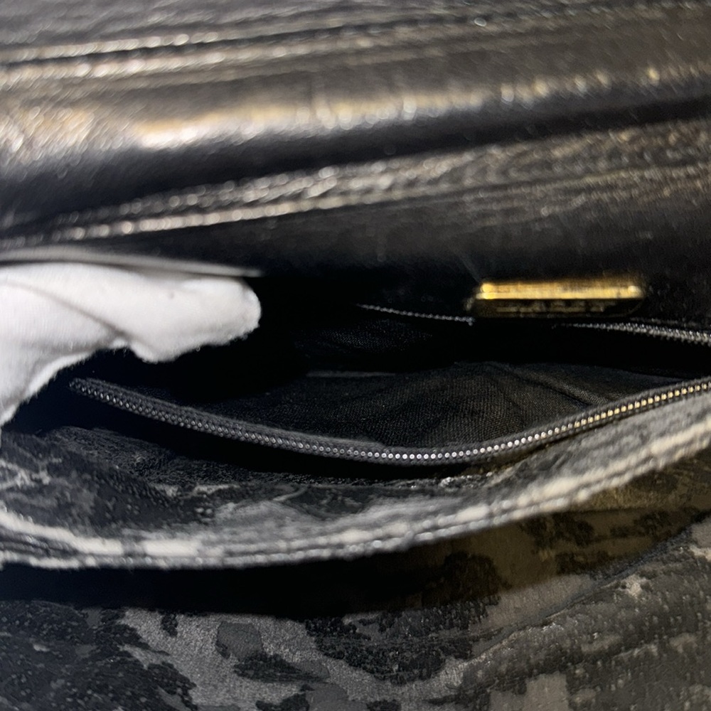 BALLY Chain Shoulder Bag Leather Black Authentic used condition- Rehab - Picture 10 of 14